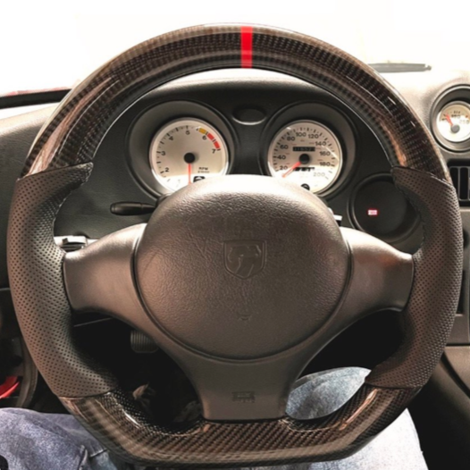 1996-2010 Dodge Viper Custom Carbon Fiber LED Steering Wheel