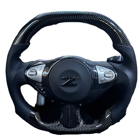 2009-2020 Nissan 370z Custom Carbon Fiber Steering Wheel - AutoLEDTech.com