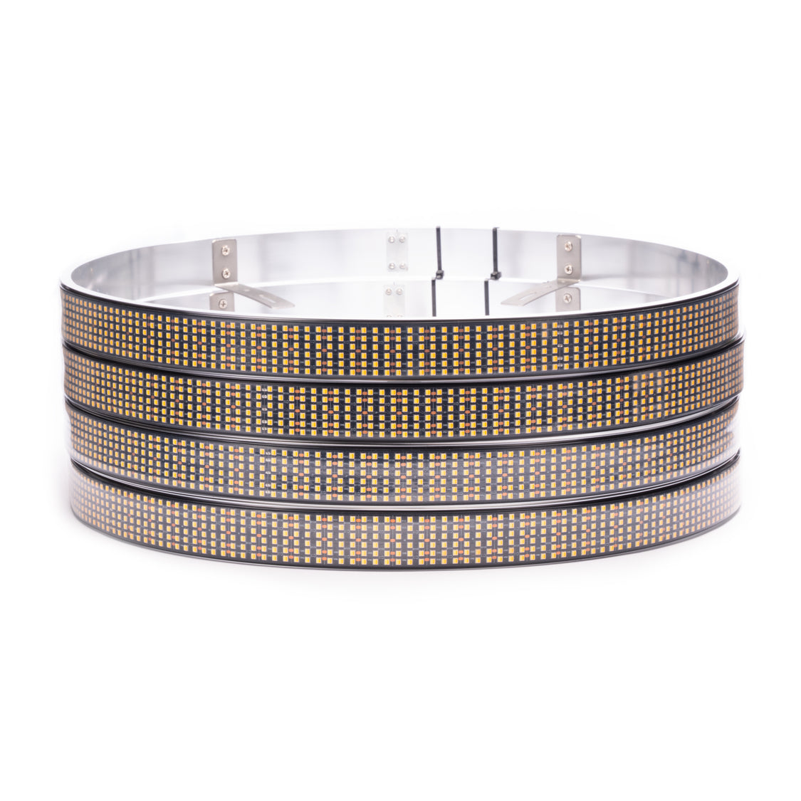 6 or 12 Row Scanning + Turn White LED Wheel Ring Lights Kit