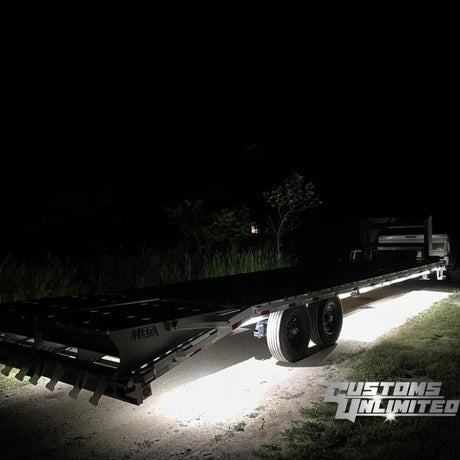 PRE-WIRED Trailer Underbody 36W RGBW LED Rock Lights Kit (ANY LENGTH)