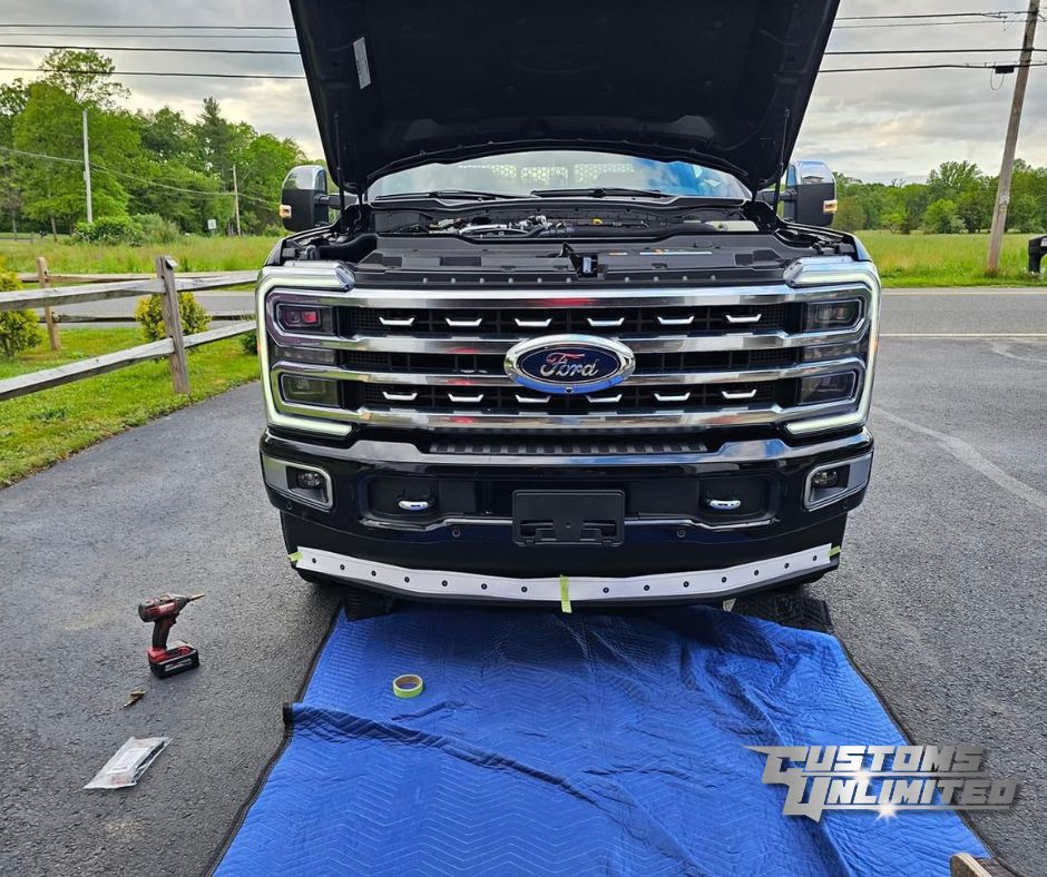 Ford Super Duty LED Front Valance Accent Running Lights Kit