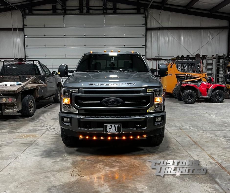 Ford Super Duty LED Front Valance Accent Running Lights Kit