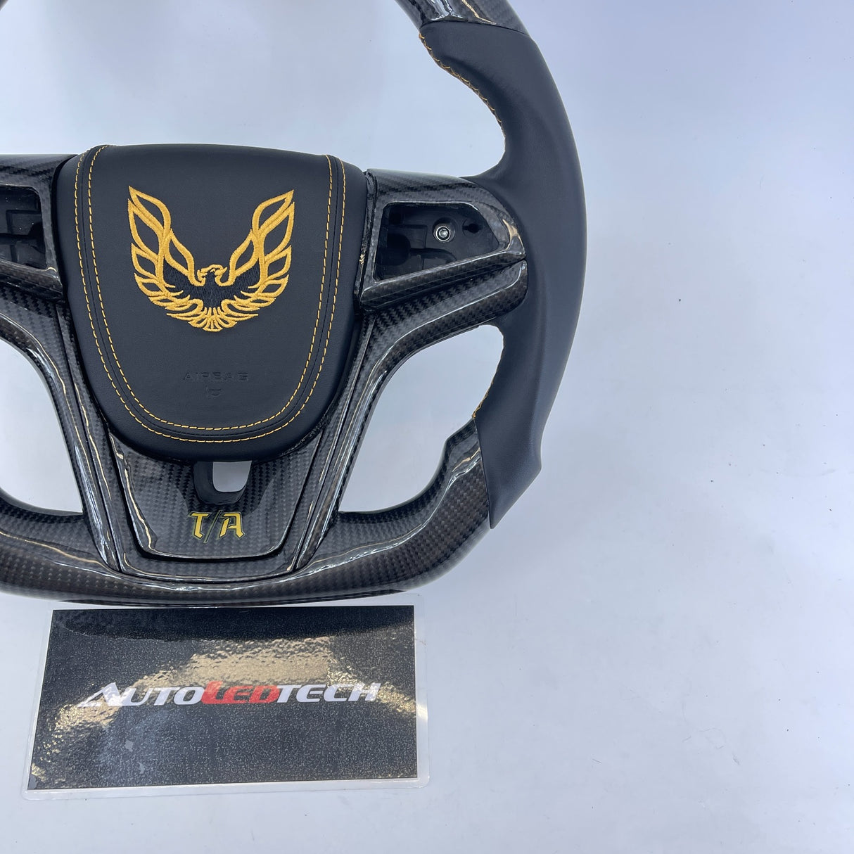 2012-2015 Trans Am Camaro Firebird Custom Carbon Fiber Steering Wheel