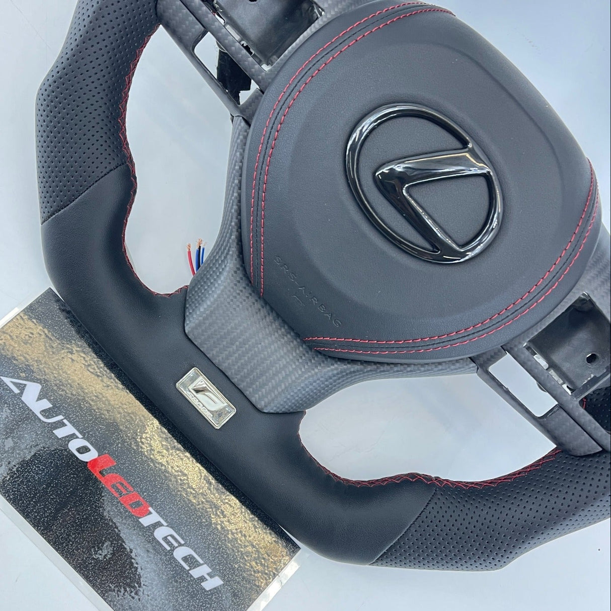 2010-2024 Toyota Tacoma 4Runner Tundra Custom Carbon Fiber Steering Wheel - AutoLEDTech.com