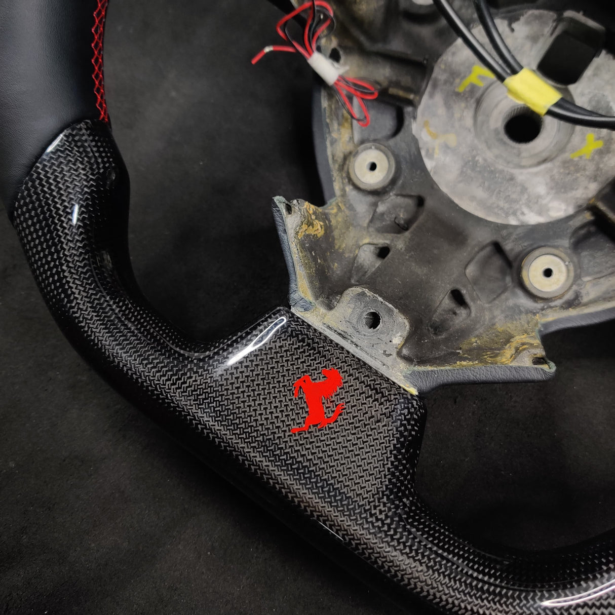 Ferrari 458 488 F12 Custom Carbon Fiber LED Steering Wheel