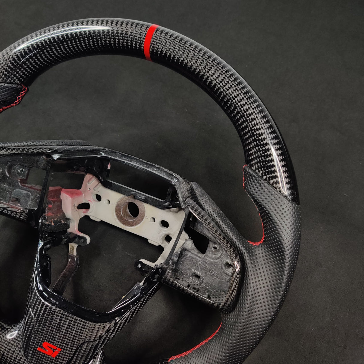 2016-2021 Honda Civic Custom Carbon Fiber Steering Wheel - AutoLEDTech.com