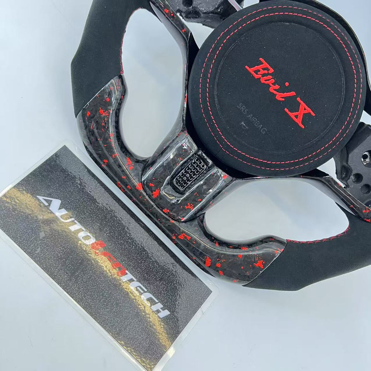 Mitsubishi Lancer Evo X Custom Carbon Fiber Steering Wheel