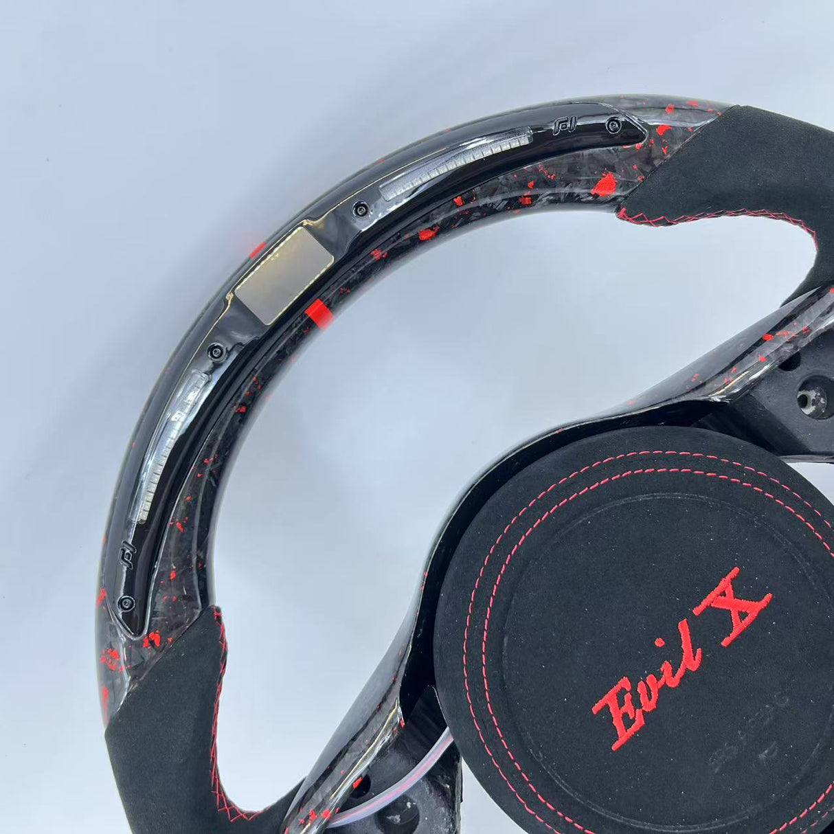 Mitsubishi Lancer Evo X Custom Carbon Fiber Steering Wheel