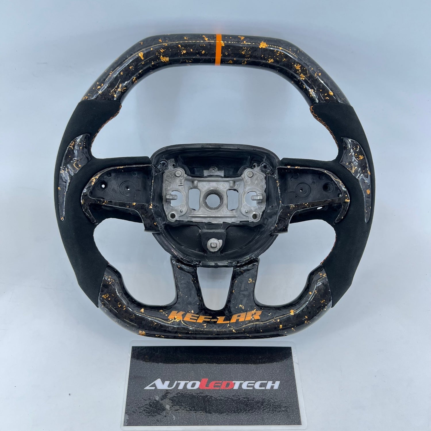 2015-2023 Dodge Charger Challenger Custom Carbon Fiber LED Steering Wheel