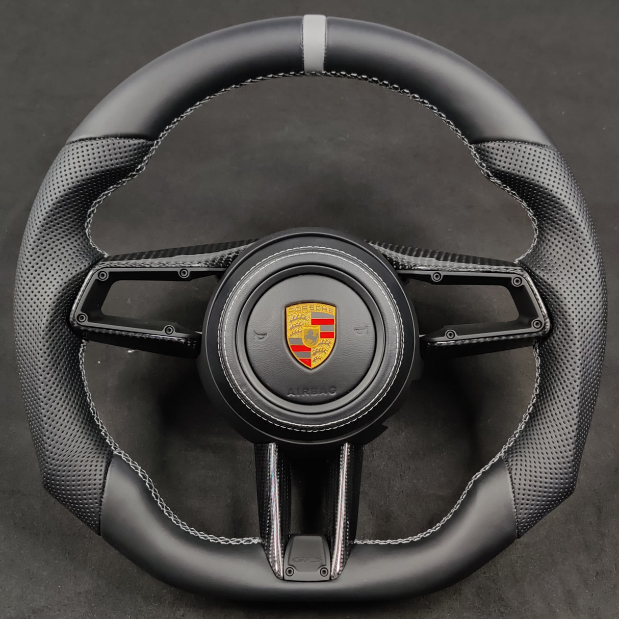 Mclaren 720S 765LT Custom Carbon Fiber Steering Wheel - AutoLEDTech.com