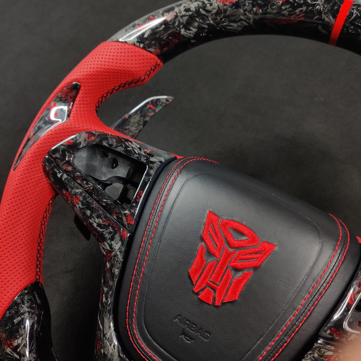 2012-2015 Chevrolet Camaro Custom Carbon Fiber Steering Wheel