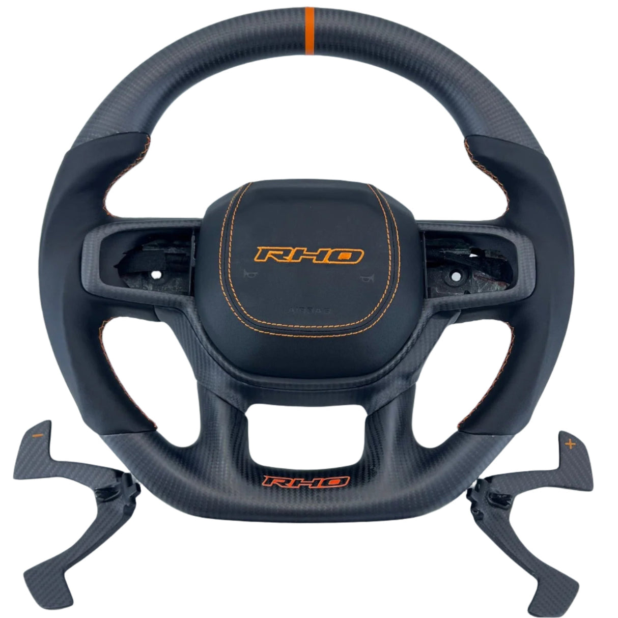 2021-2026+ Ram TRX 1500 Custom Carbon Fiber Steering Wheel - AutoLEDTech.com