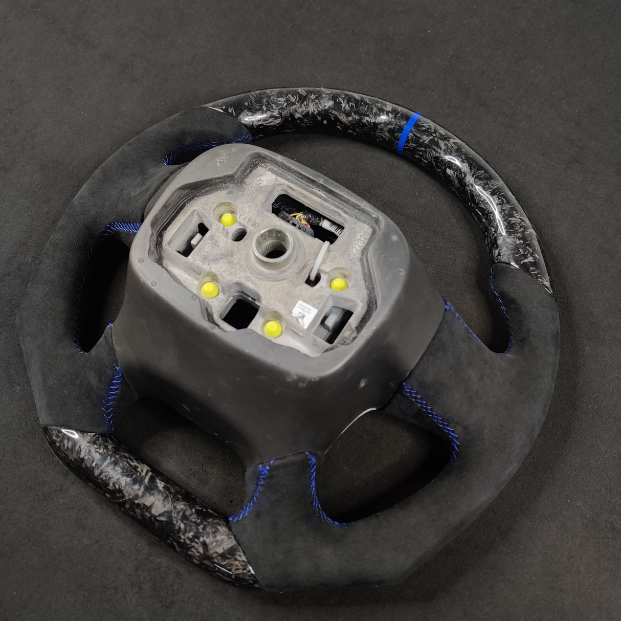 2014-2020 GMC Sierra Yukon Custom Carbon Fiber Steering Wheel - AutoLEDTech.com