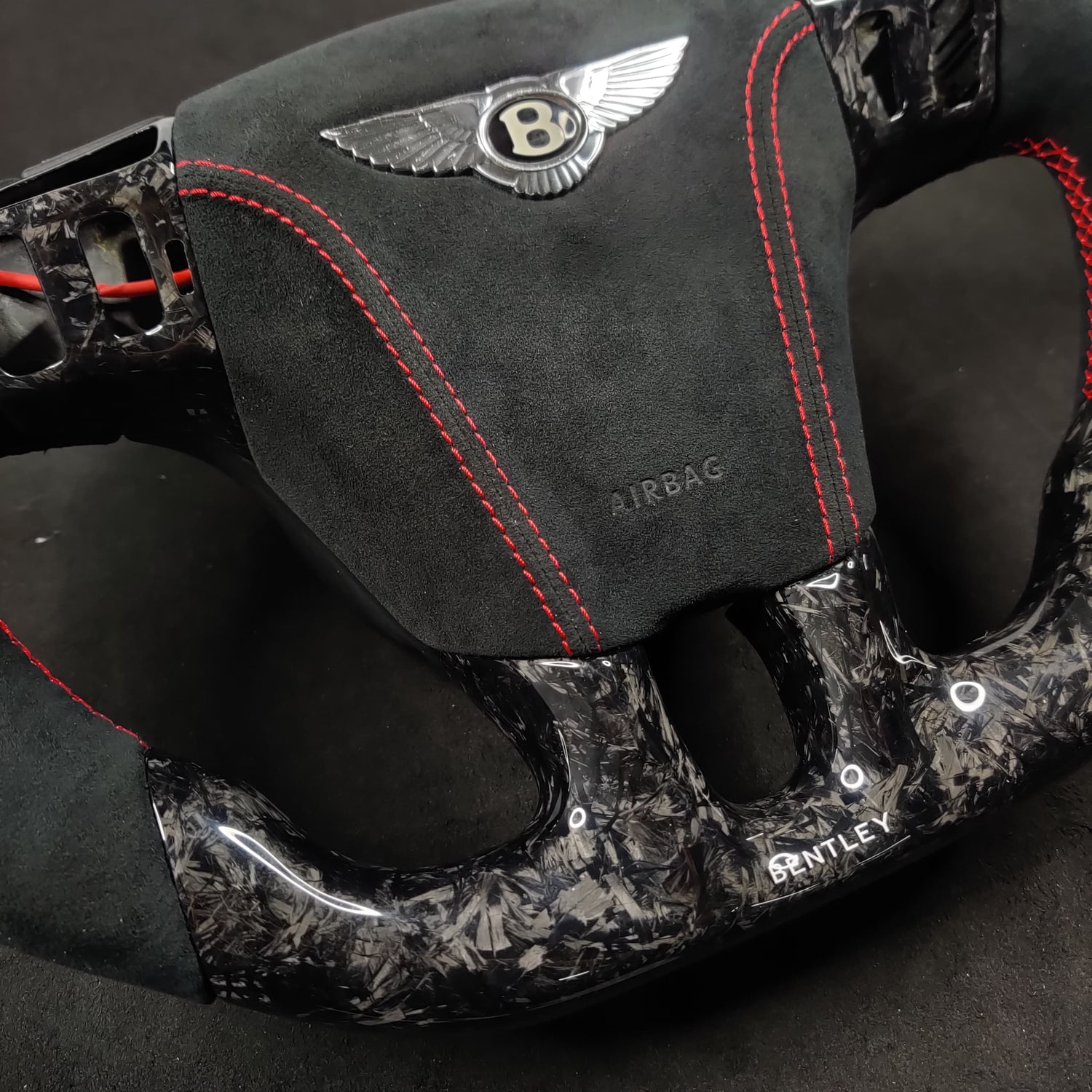 2012-2018 Bentley Continental GT Custom Carbon Fiber Steering Wheel