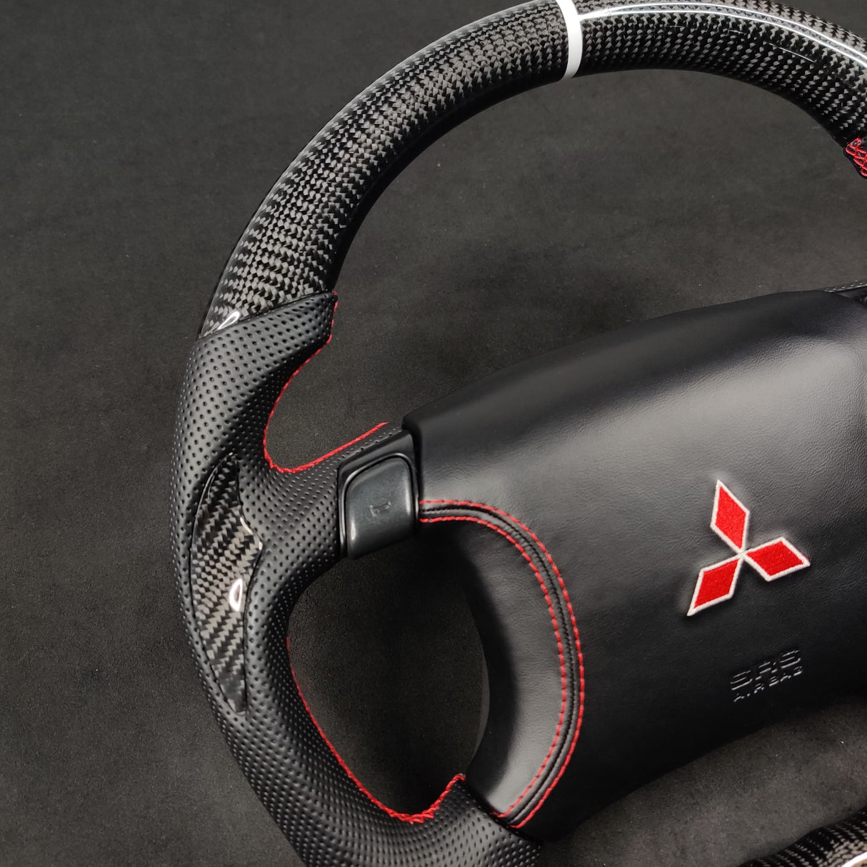 Mitsubishi 3000GT GTO Custom Carbon Fiber Steering Wheel