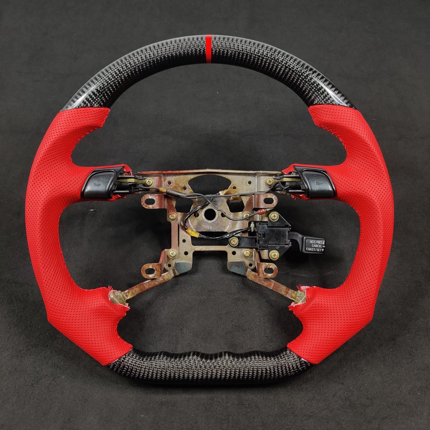 Mitsubishi 3000GT GTO Custom Carbon Fiber Steering Wheel