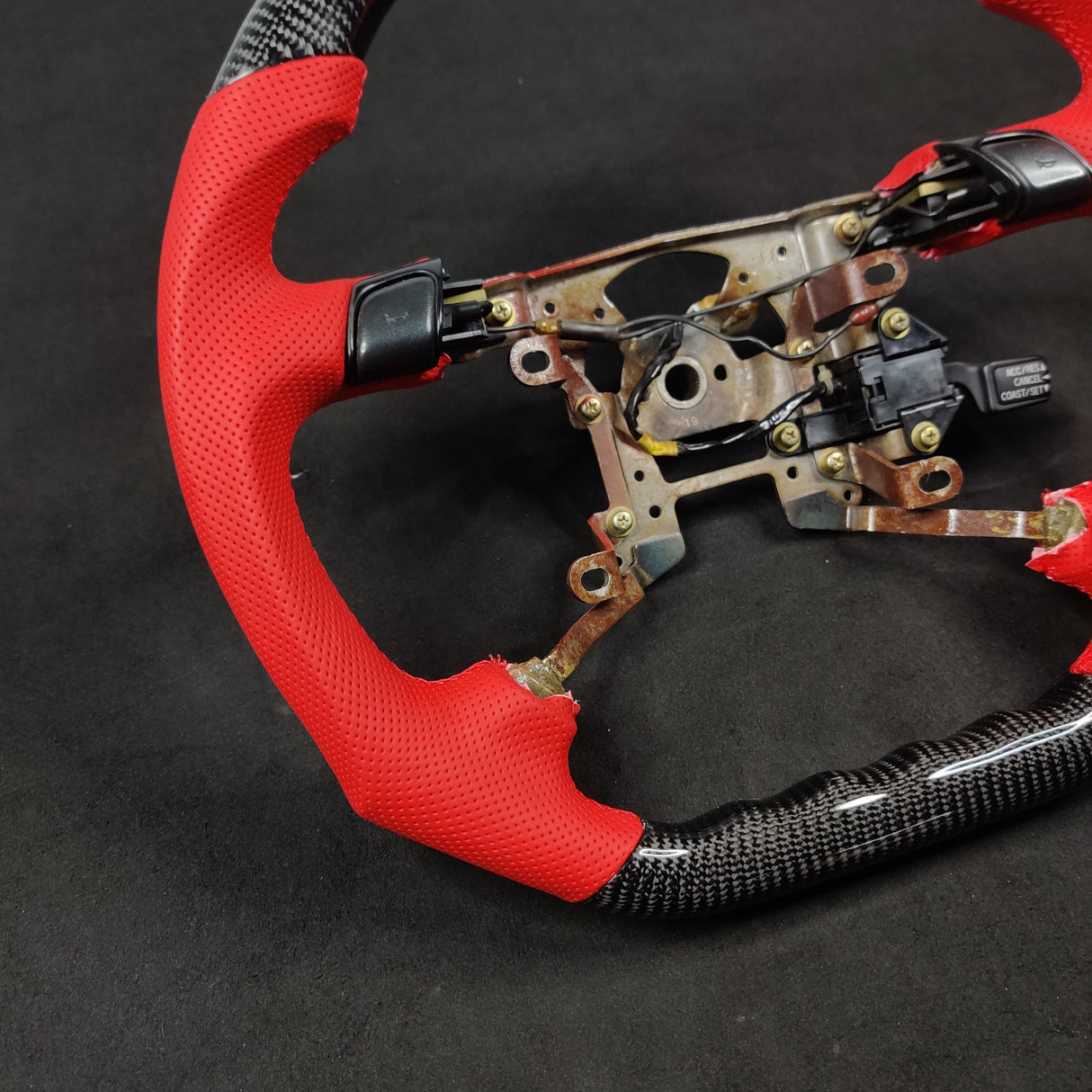 Mitsubishi 3000GT GTO Custom Carbon Fiber Steering Wheel