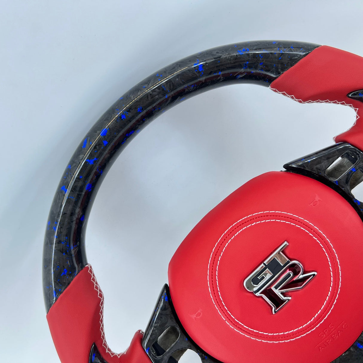 2008-2016 Nissan GTR R35 Custom Carbon Fiber Steering Wheel w/ LED RPM Display