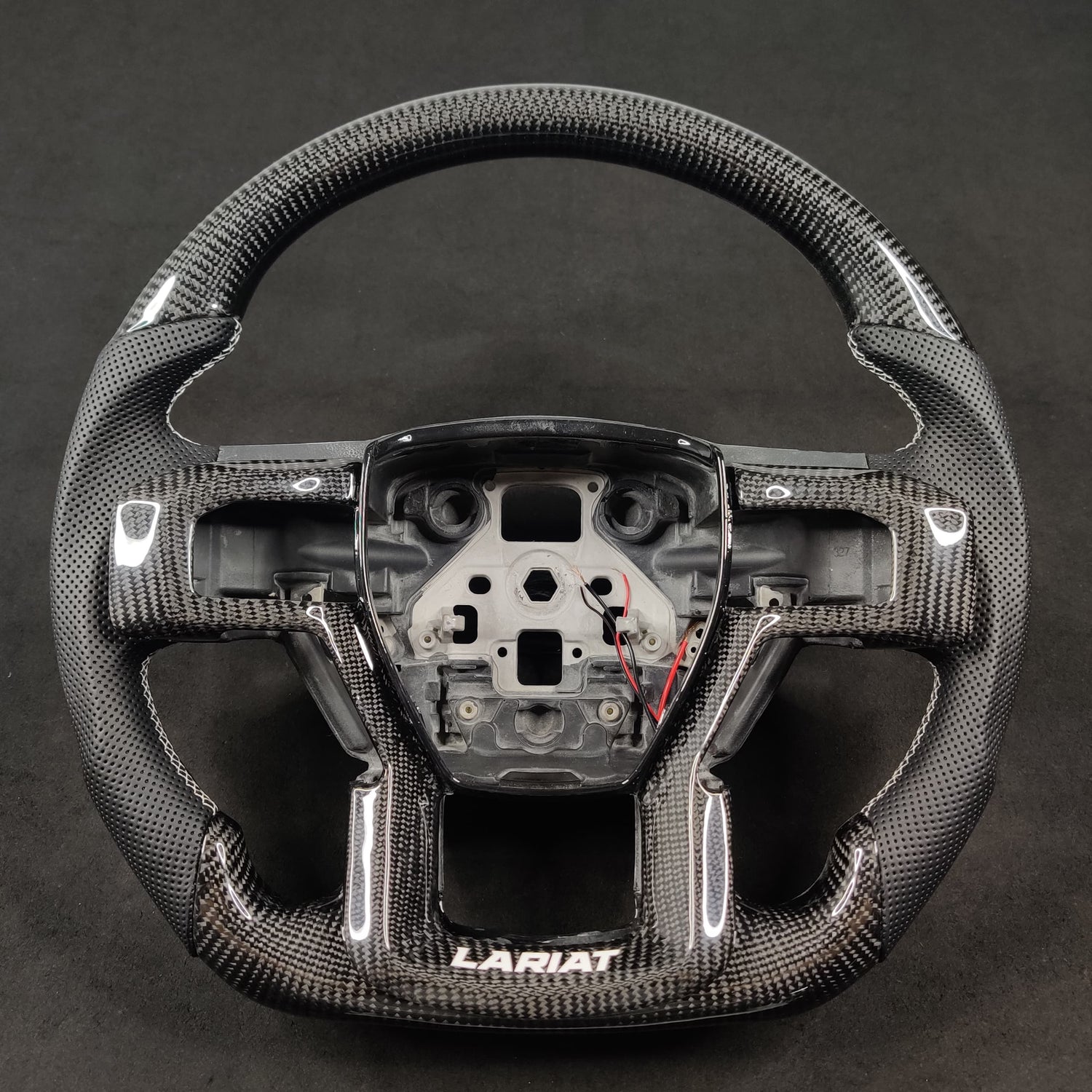 2017-2022 Ford Super Duty F250 Custom Carbon Fiber Heated Steering Wheel w/ LED Display