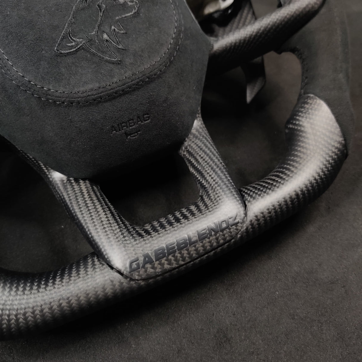 2024-2026+ Ford Mustang S650 Carbon Fiber LED Steering Wheel - AutoLEDTech.com