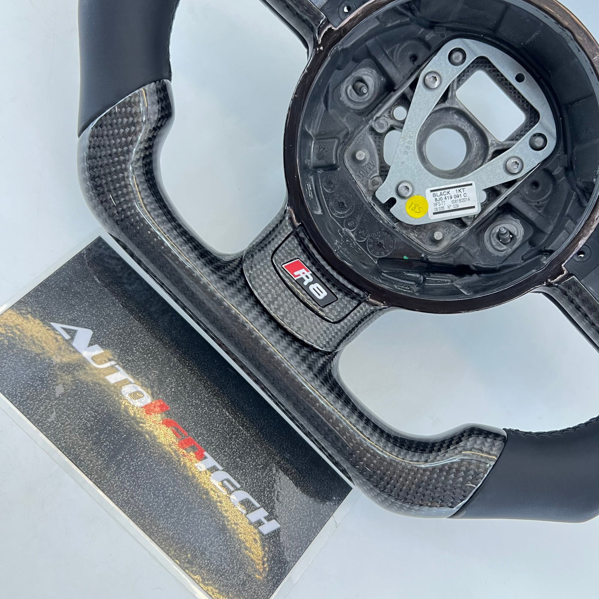 2006-2015 Audi R8/TT Custom Carbon Fiber Steering Wheel - AutoLEDTech.com