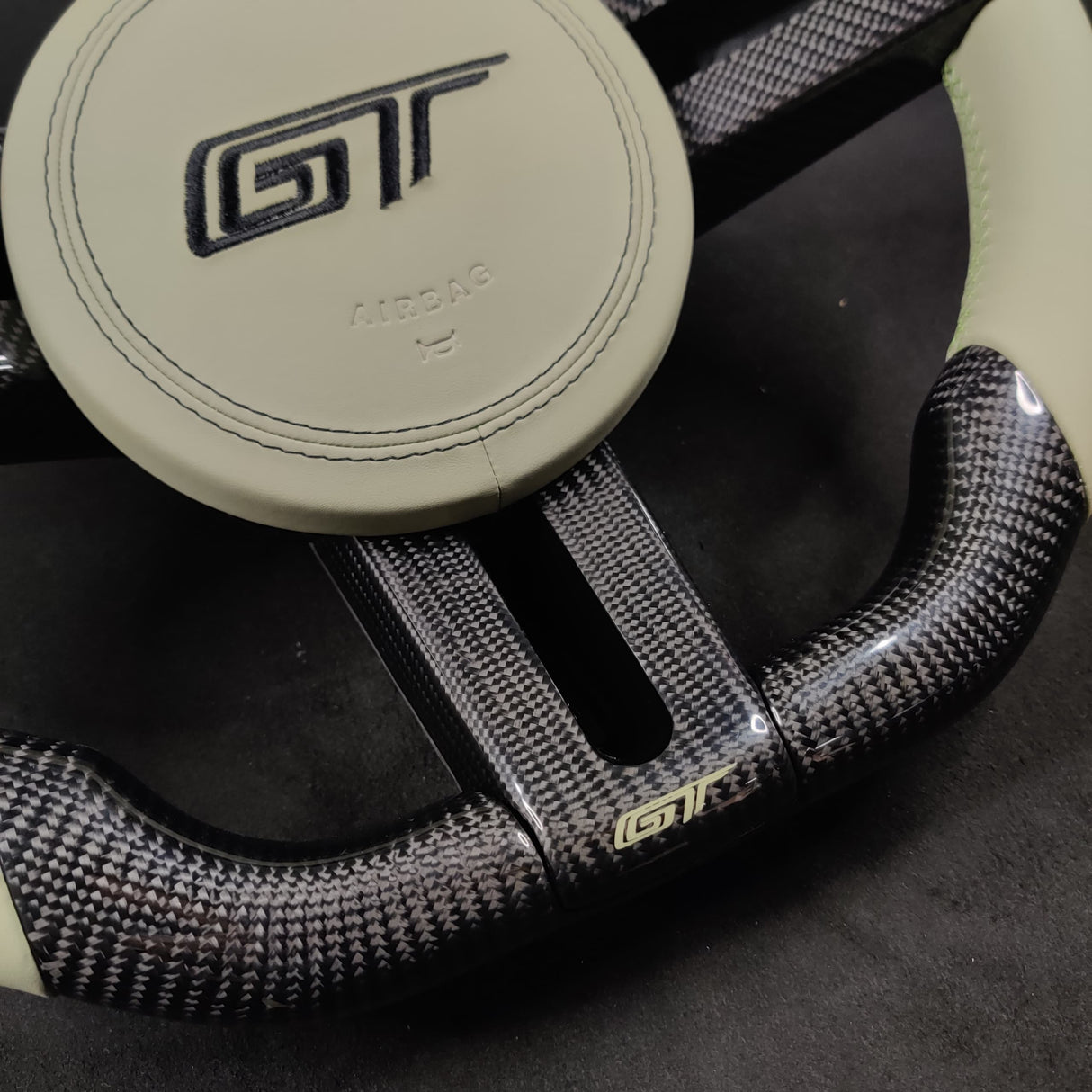 2005-2014 Ford Mustang Carbon Fiber Steering Wheel - AutoLEDTech.com