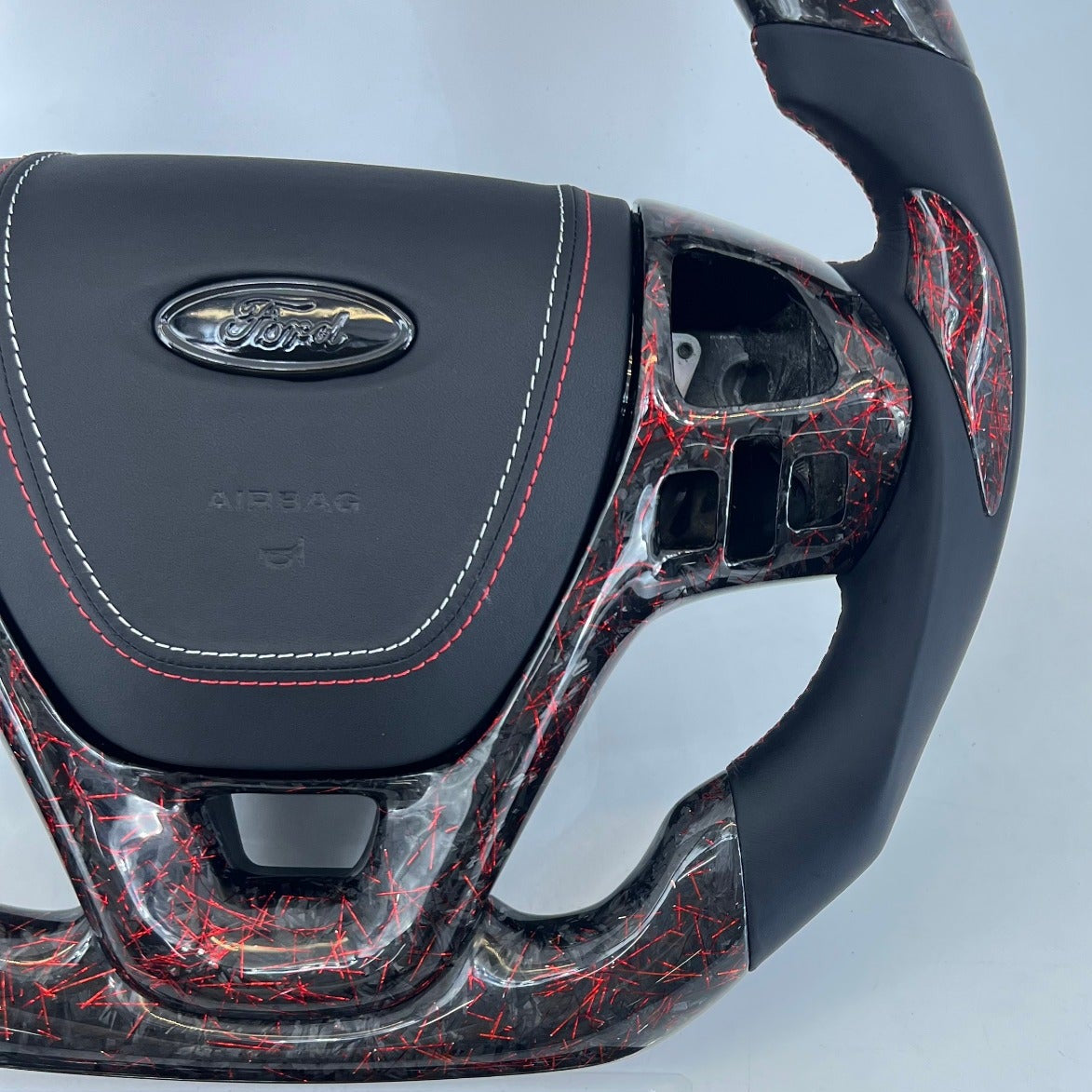 2013-2019 Ford Taurus Carbon Fiber Steering Wheel w/ LED Display