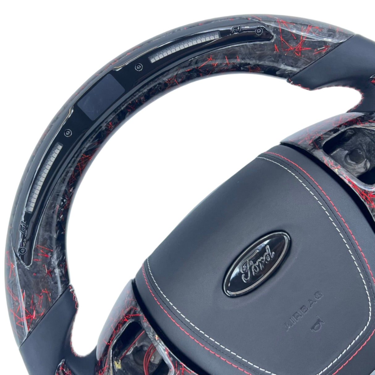 2013-2019 Ford Taurus Carbon Fiber Steering Wheel w/ LED Display