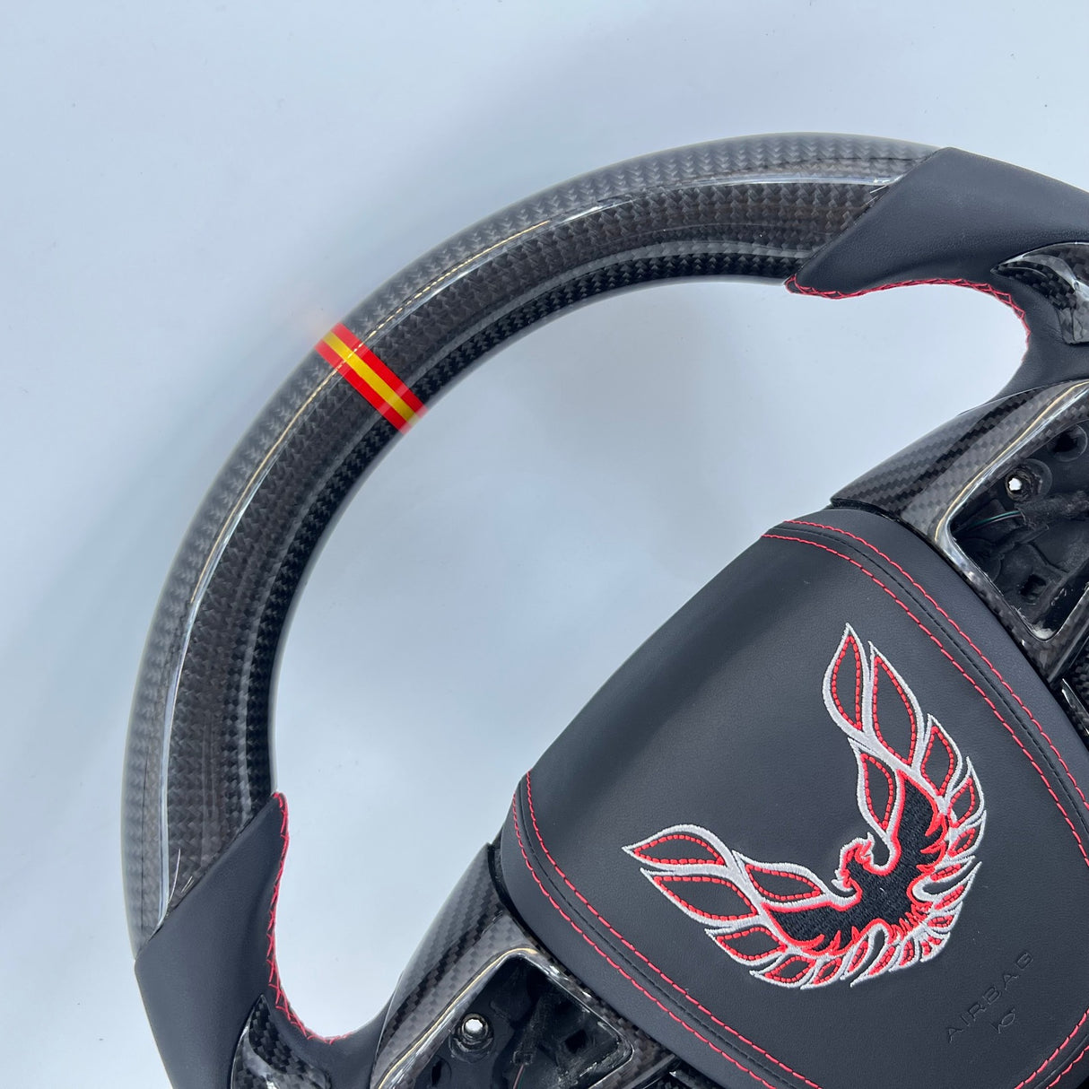 2012-2015 Trans Am Camaro Firebird Custom Carbon Fiber Steering Wheel