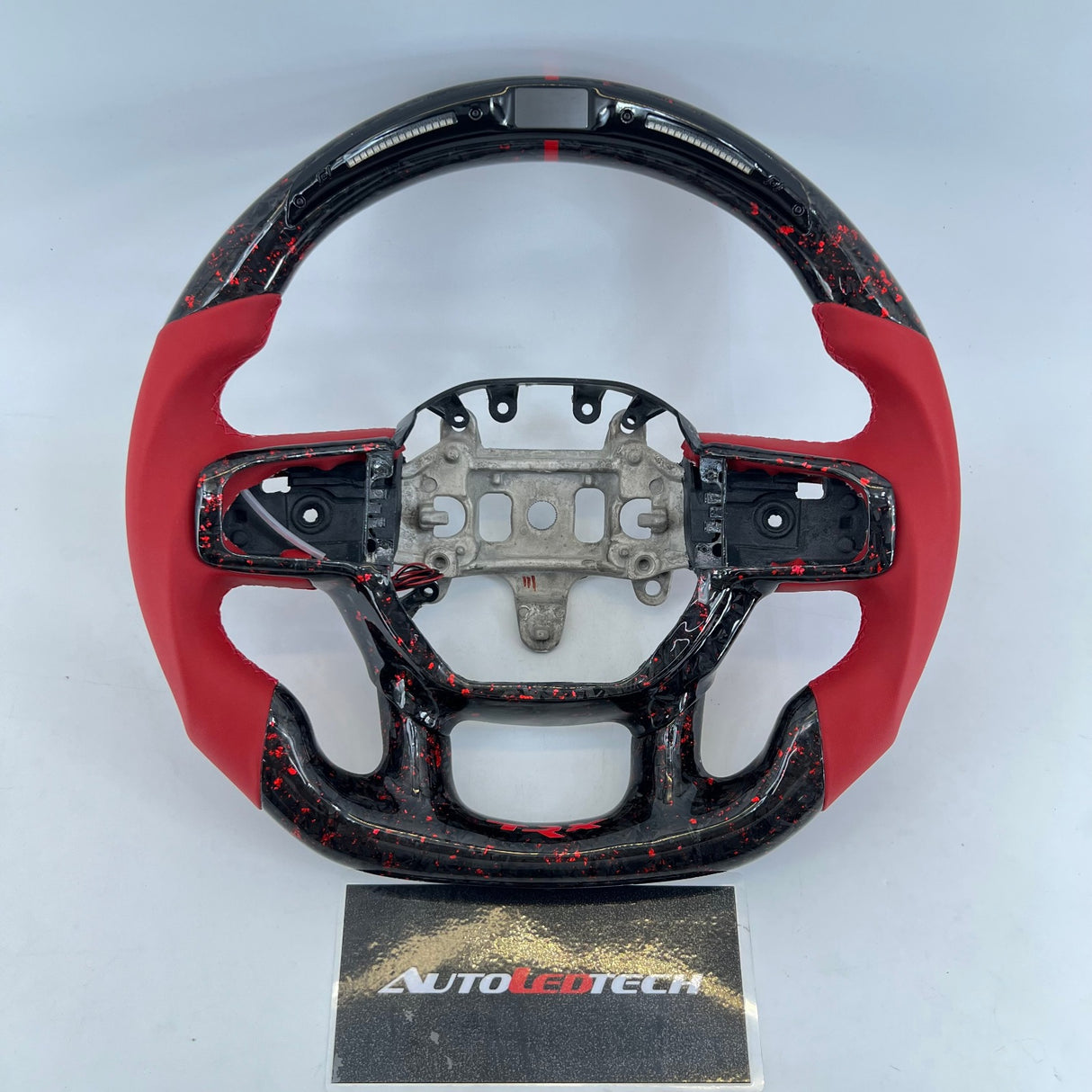 2021-2026+ Ram TRX 1500 Custom Carbon Fiber Steering Wheel - AutoLEDTech.com