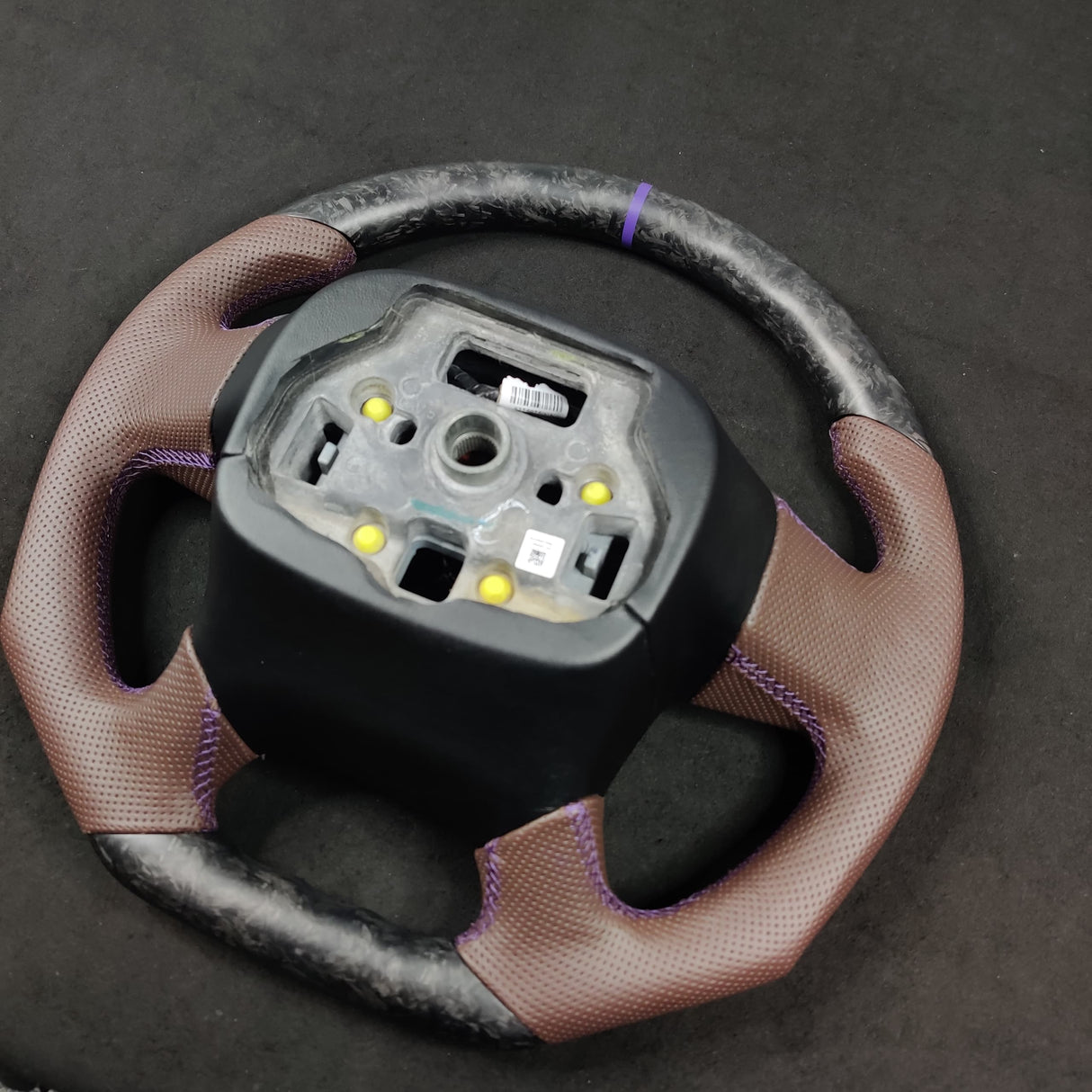 2014-2020 Chevy Silverado Tahoe Custom Carbon Fiber Steering Wheel