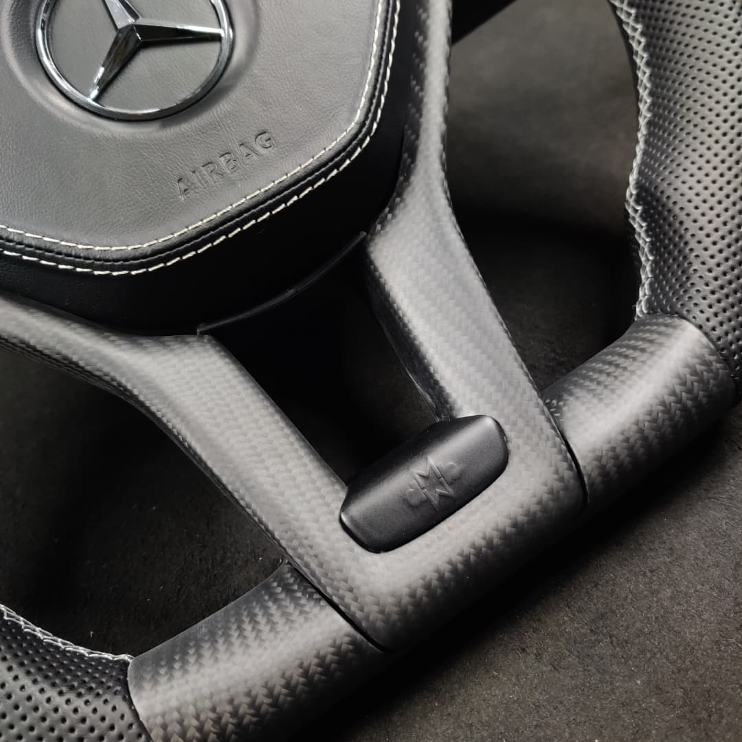 2008-2014 Mercedes C-Class W204/W212 Custom Carbon Fiber Steering Wheel