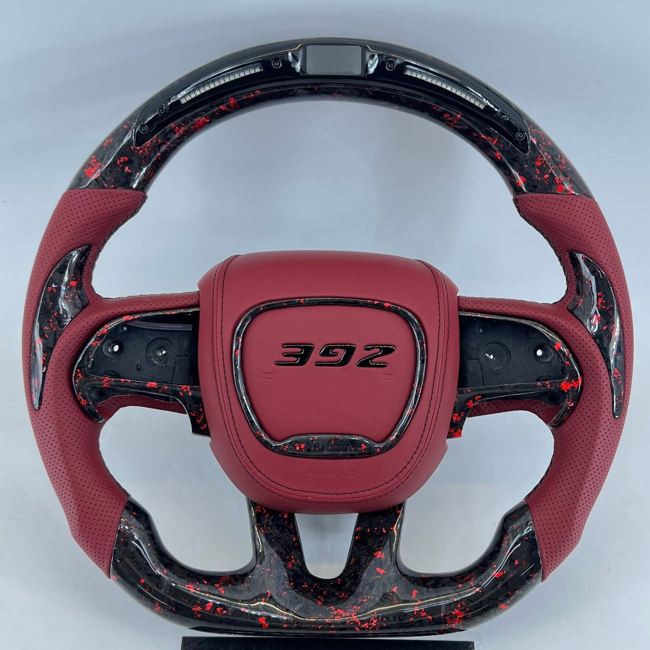 2015-2023 Dodge Charger Challenger Custom Carbon Fiber LED Steering Wheel