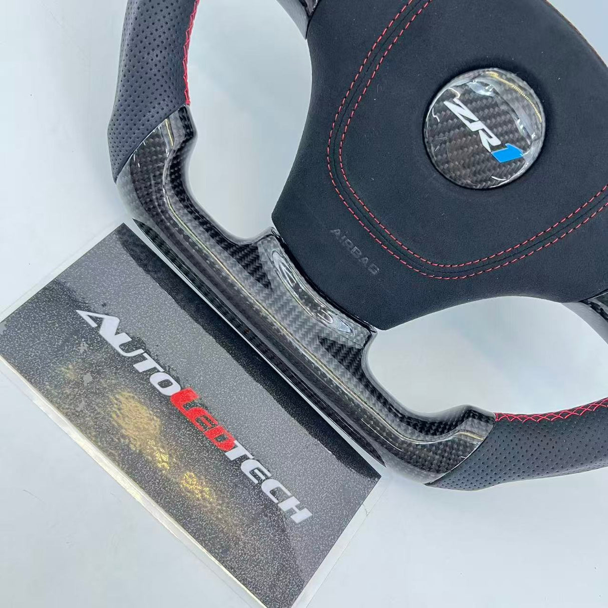 2006-2013 C6 Corvette Custom Carbon Fiber Steering Wheel - AutoLEDTech.com