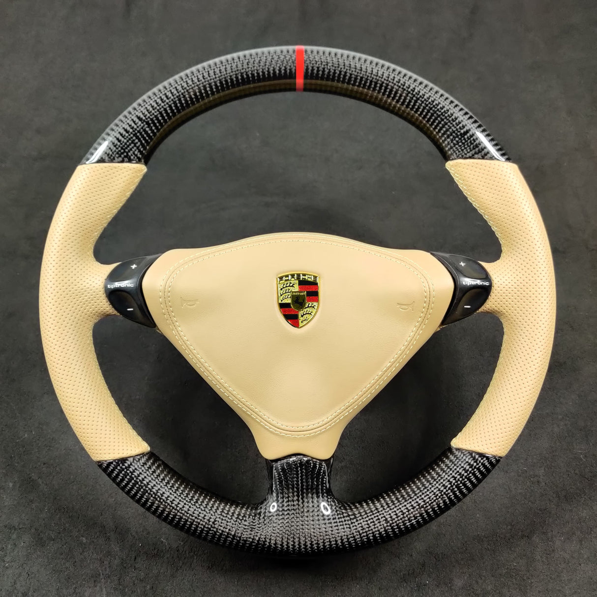 1995-2005 Porsche 996 993 986 Custom Carbon Fiber Steering Wheel - AutoLEDTech.com