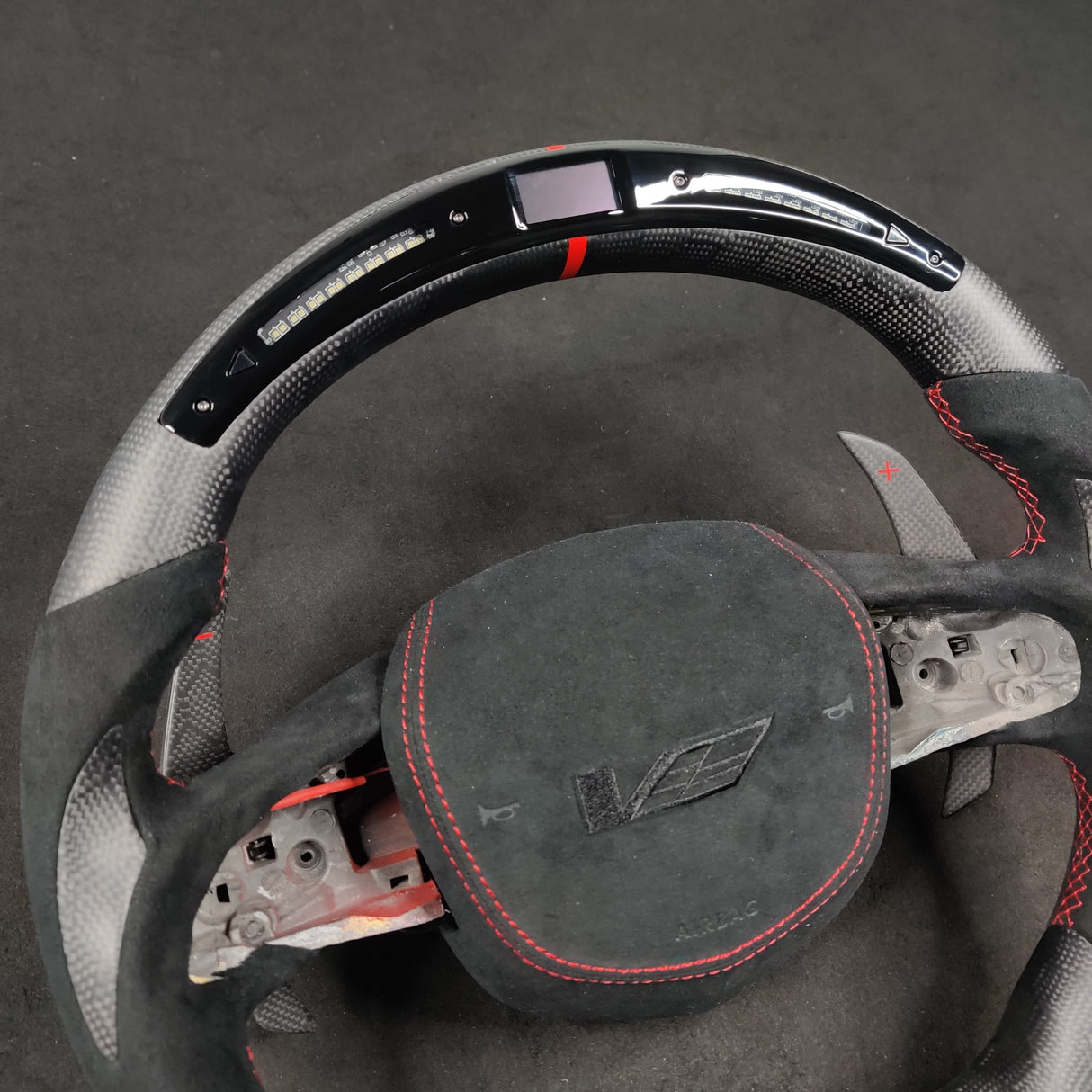 2020-2026+ Cadillac CT4/CT5 Blackwing Carbon Fiber LED Steering Wheel