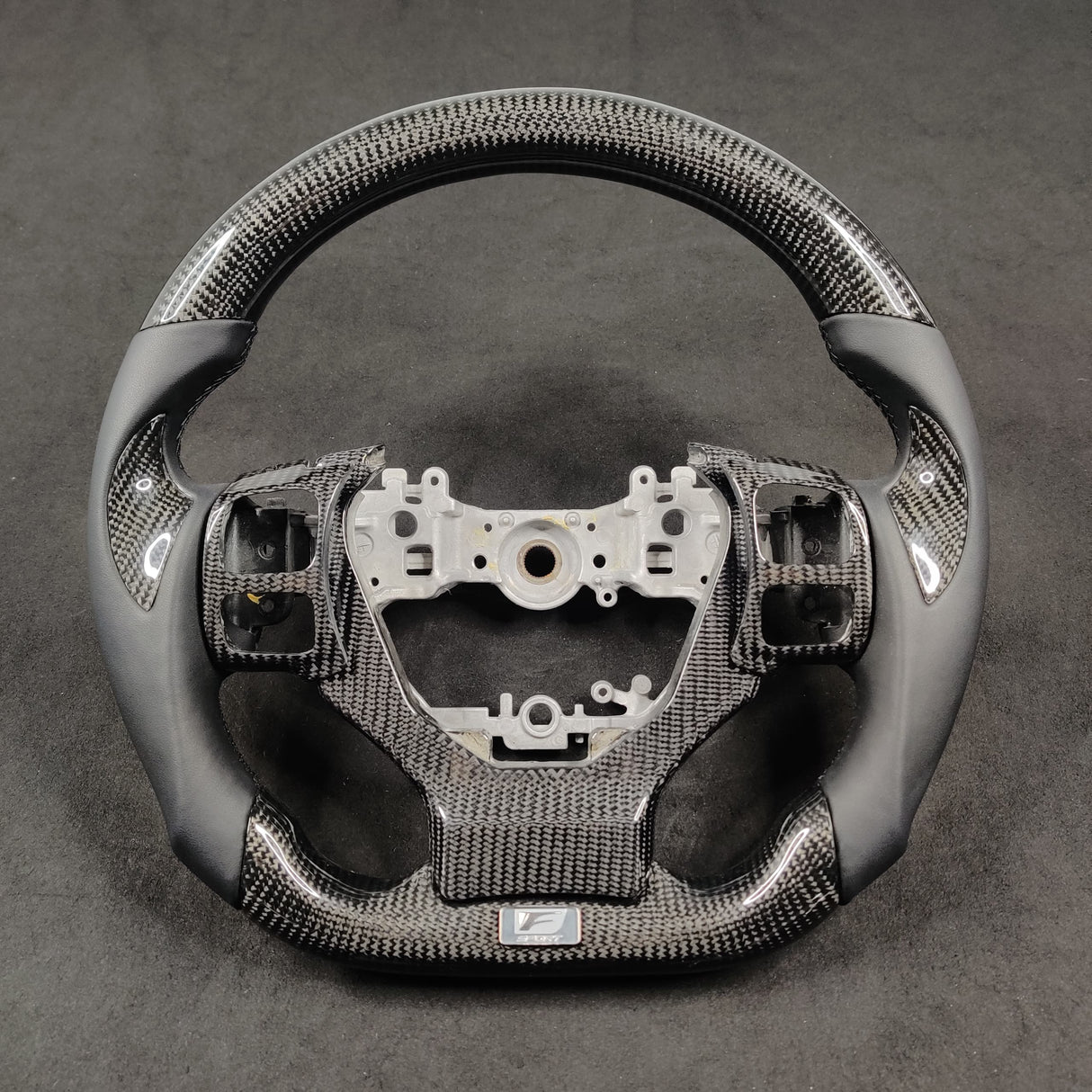 2014-2026 Lexus IS RC Custom Carbon Fiber Steering Wheel w/ LED RPM Display - AutoLEDTech.com