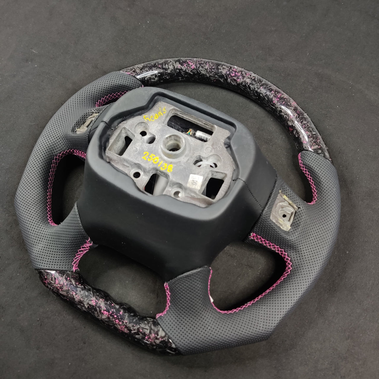 2014-2020 GMC Sierra Yukon Custom Carbon Fiber Steering Wheel - AutoLEDTech.com