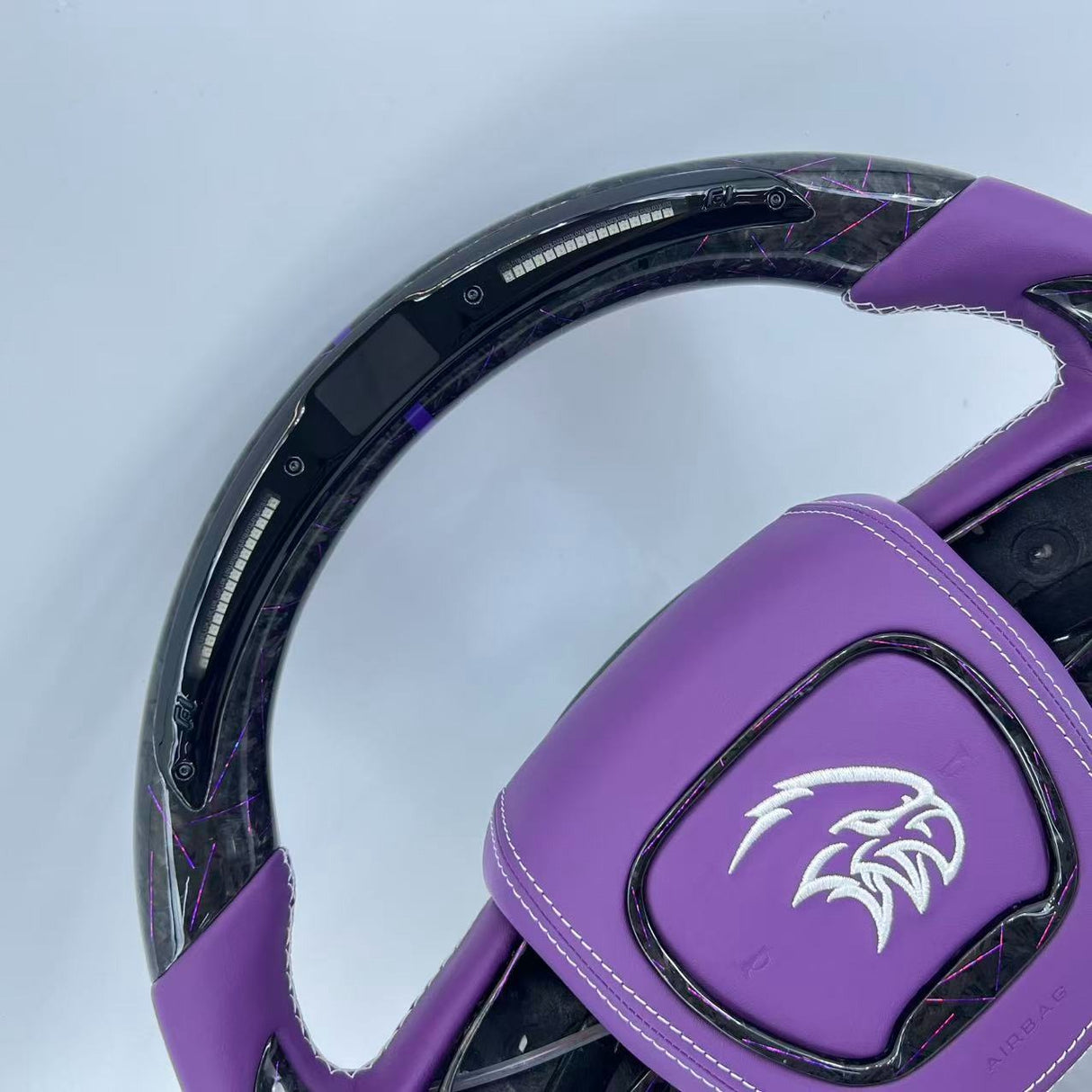 2014-2021 Jeep Trackhawk SRT Custom Carbon Fiber Steering Wheel w/ LED RPM Display