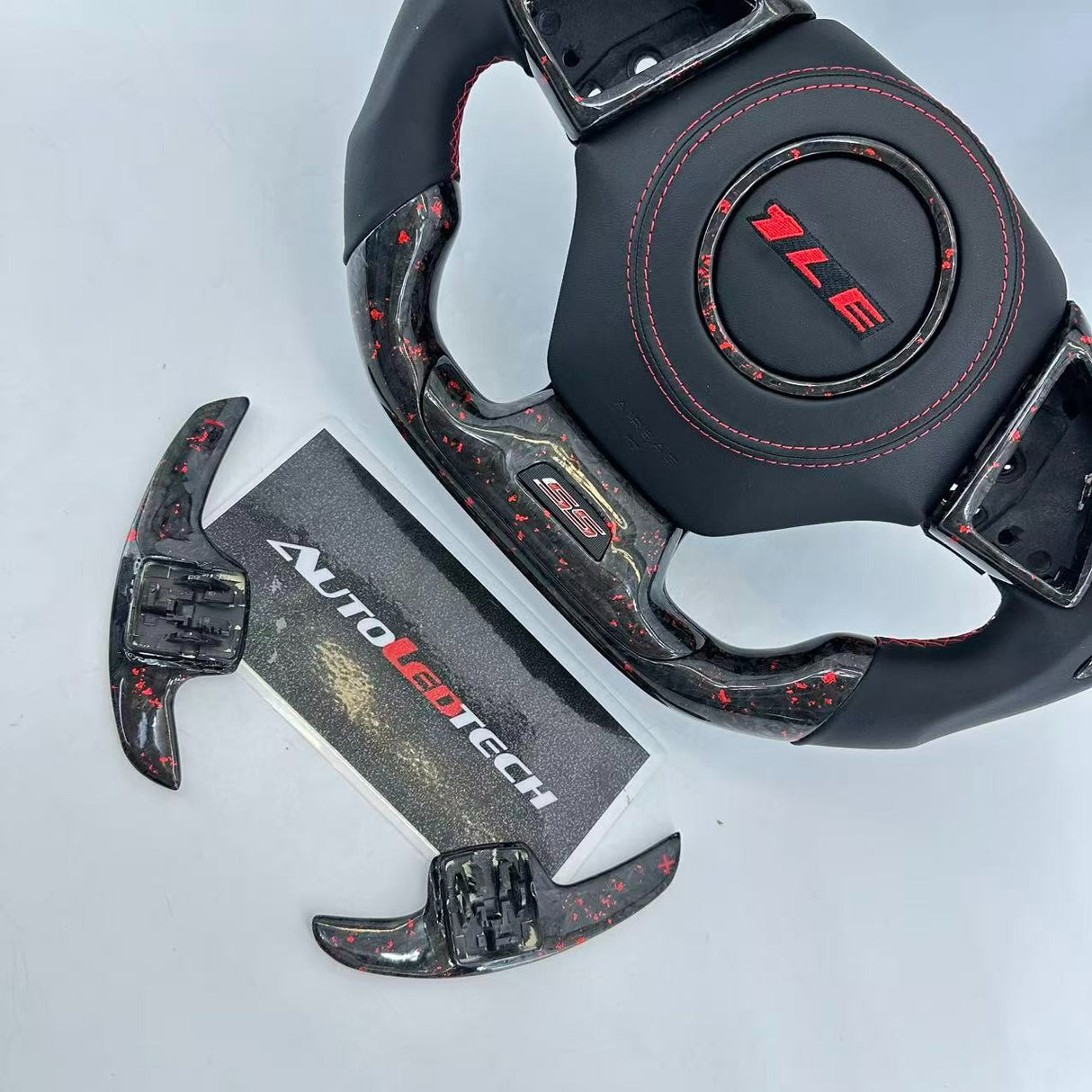 2016-2024 Chevrolet Gen 6 Camaro Custom Carbon Fiber Steering Wheel - AutoLEDTech.com