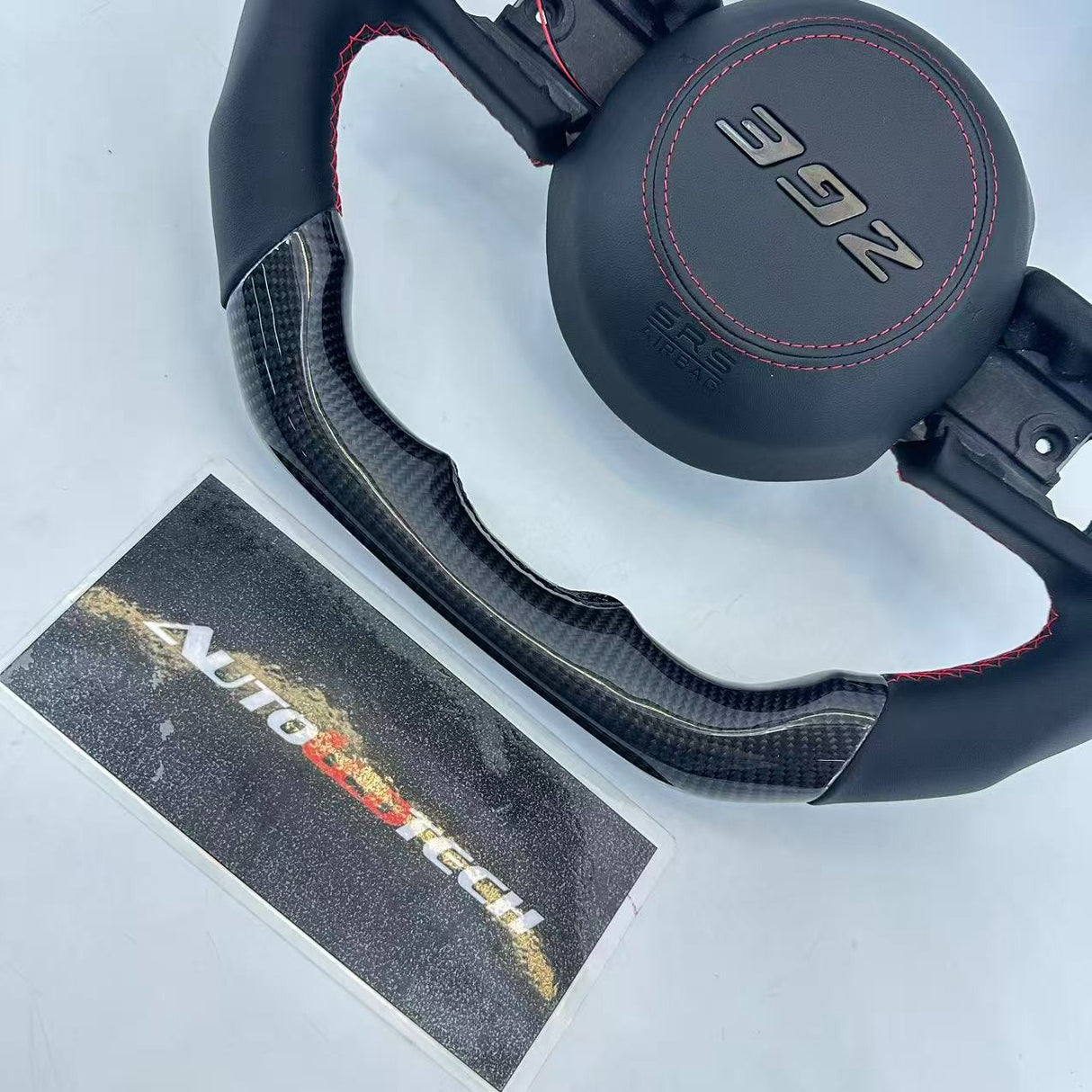 2019-2026+ Jeep Wrangler JL Gladiator JT Custom Carbon Fiber Steering Wheel - AutoLEDTech.com