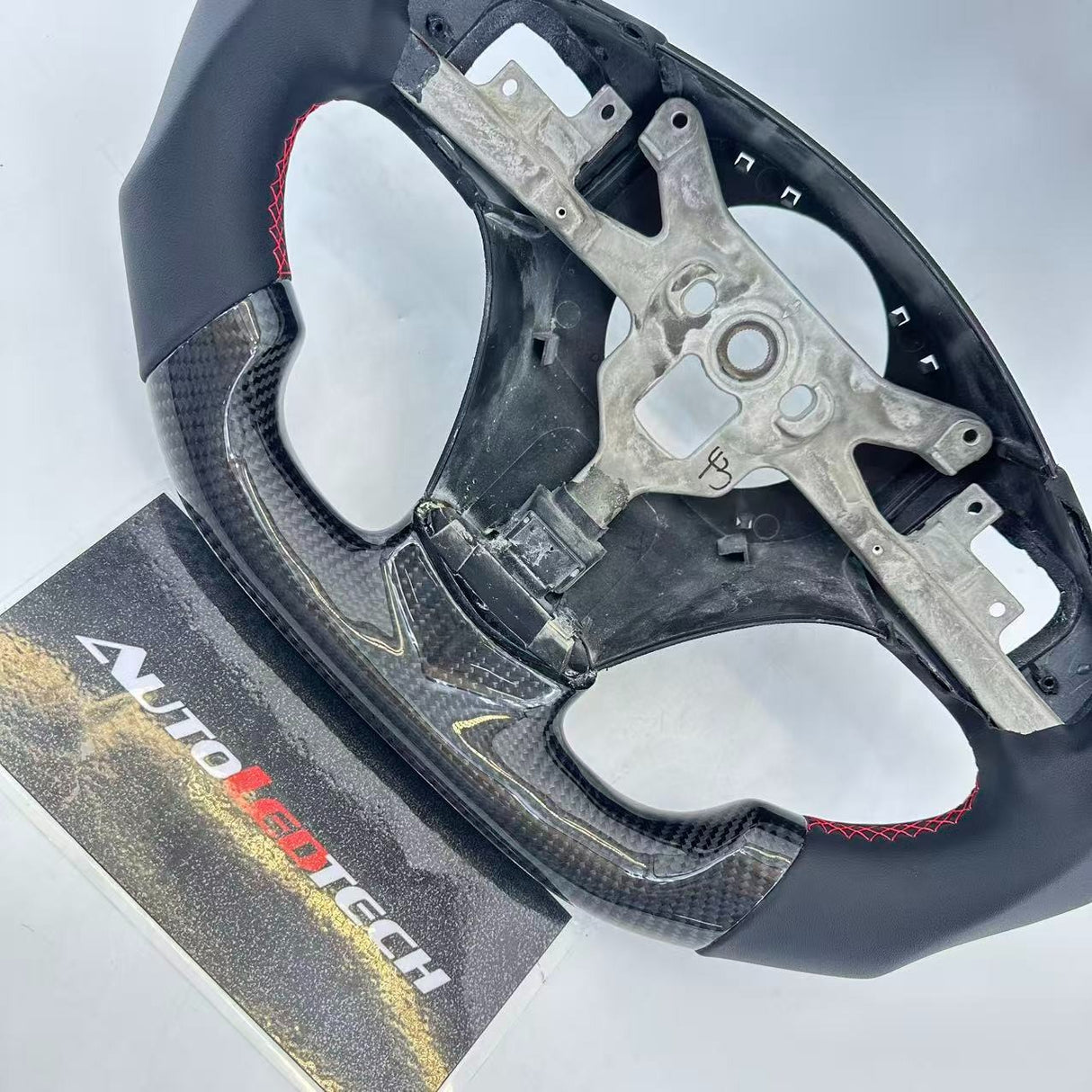 2006-2013 Chevy C6 Corvette Carbon Fiber Steering Wheel - IN STOCK - AutoLEDTech.com