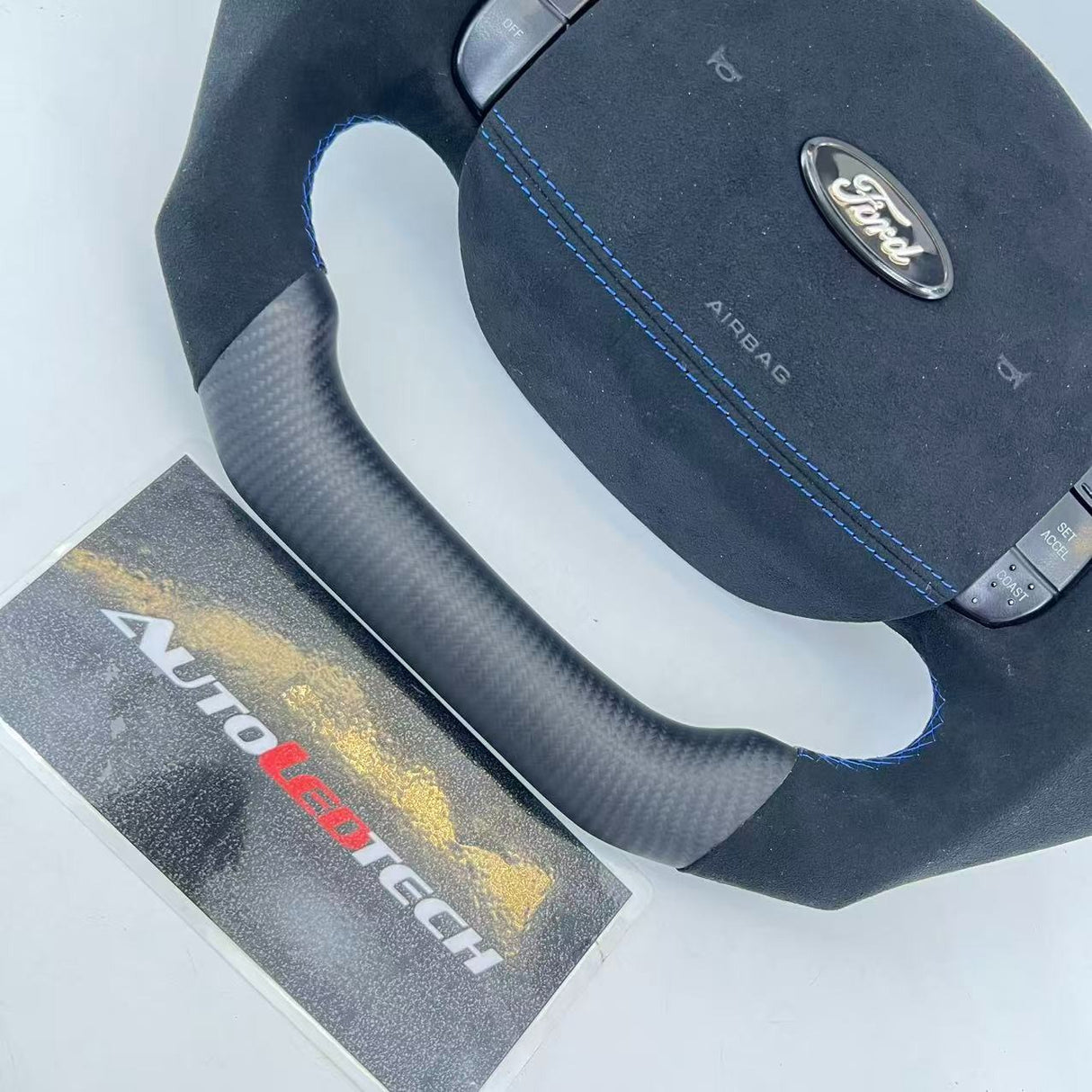 1997-2007 Ford F150/F250/F350 Custom Carbon Fiber Steering Wheel
