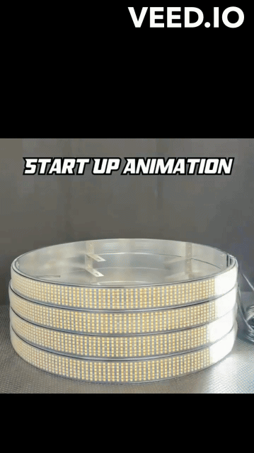 6 or 12 Row Scanning + Turn White LED Wheel Ring Lights Kit