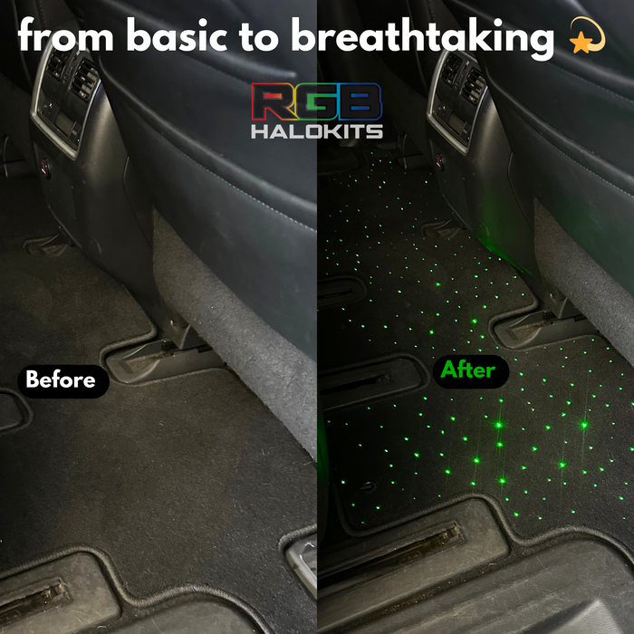 Dodge Charger Challenger Durango RGBW LED Starlight Floor Mats Lights Kit