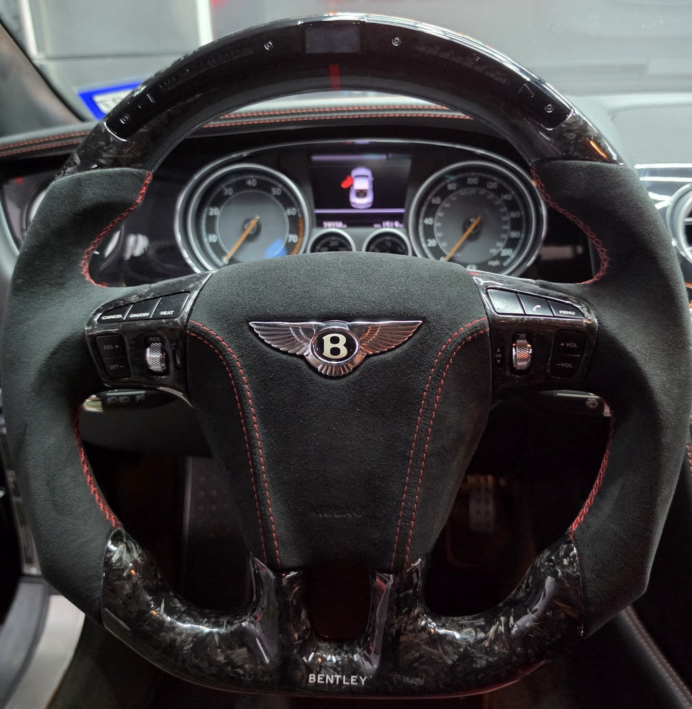 2012-2018 Bentley Continental GT Custom Carbon Fiber Steering Wheel