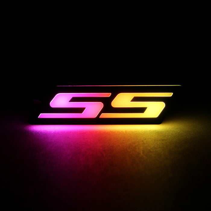 Camaro SS Flow Series LED Badge Emblem Logo - AutoLEDTech.com