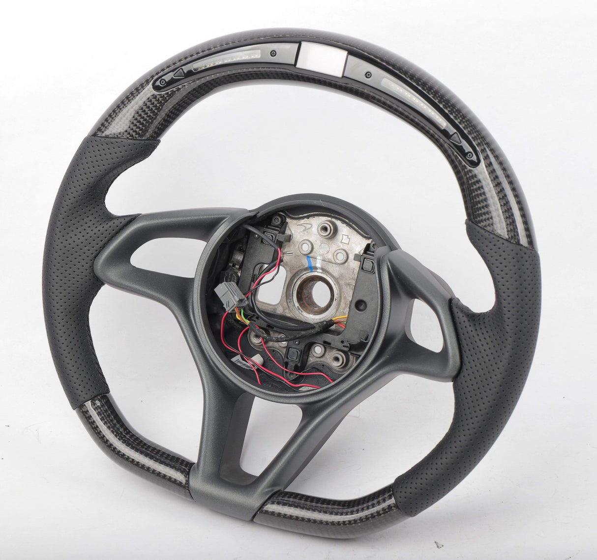 Mclaren 720S 765LT Custom Carbon Fiber Steering Wheel - AutoLEDTech.com