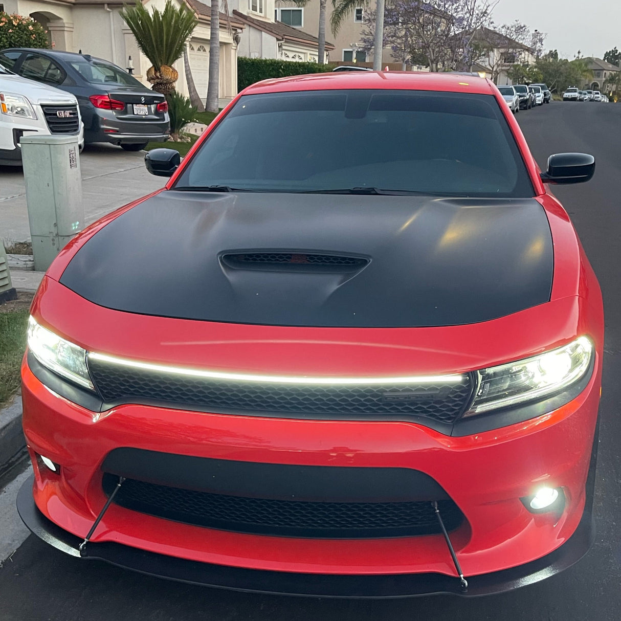 2015-2023 Dodge Charger LED DRL Grill Accent Lights Bar Kit