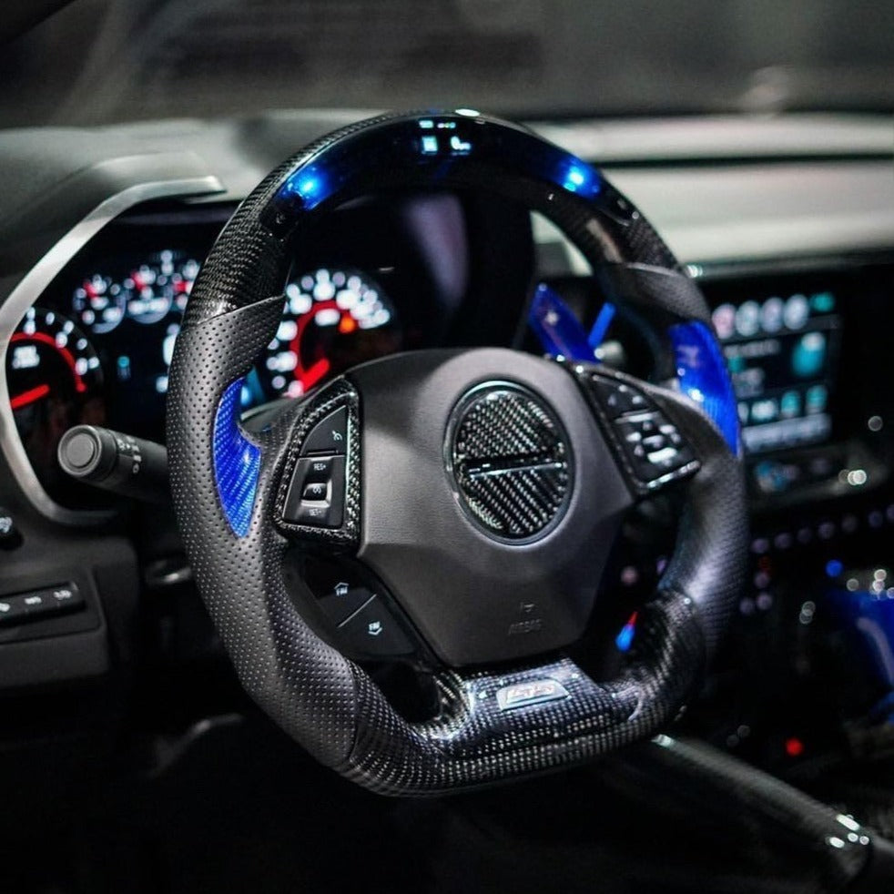2012-2015 Chevrolet Camaro Custom Carbon Fiber Steering Wheel
